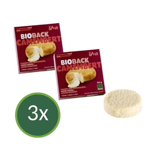 Produktfoto zu Backcamembert 3er-Pack