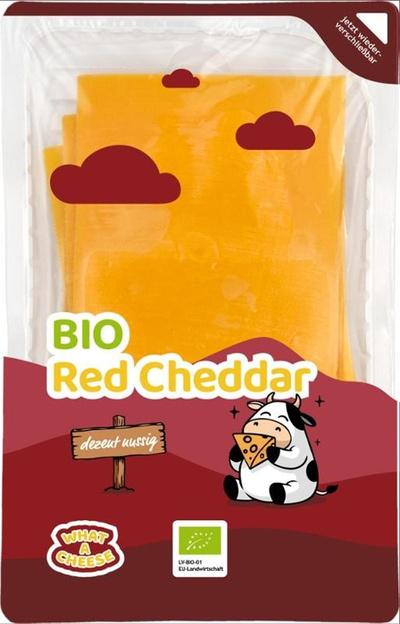 Produktfoto zu Red Cheddar in Scheiben 150g