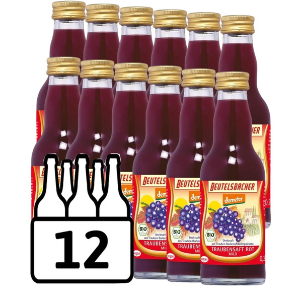 Produktfoto zu Traubensaft 12x0,2l