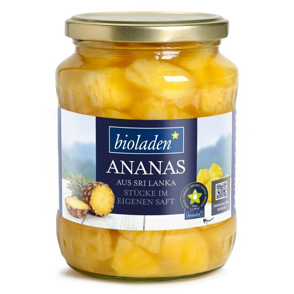 Produktfoto zu Ananasstücke groß