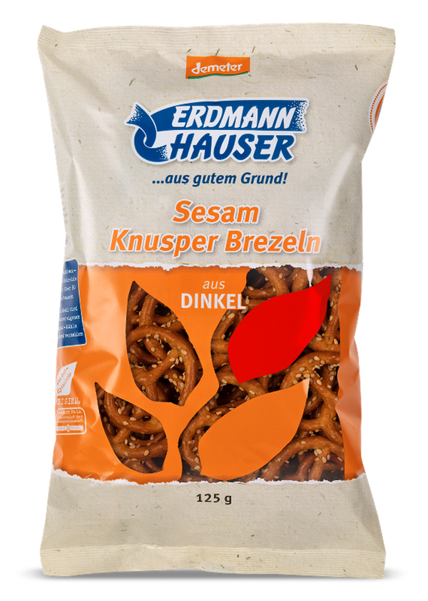 Produktfoto zu Brezel m. Sesam Dinkel 125g