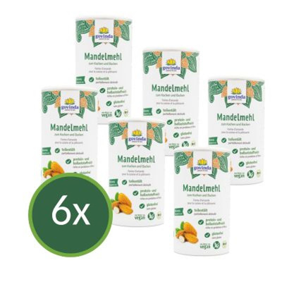 Produktfoto zu Mandelmehl 6x200g
