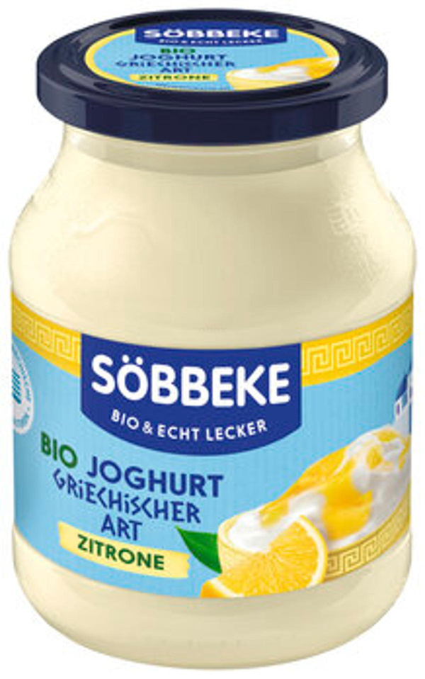 Produktfoto zu Joghurt griech. Art Zitrone 500g