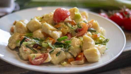 Gnocchi in Lauchrahm 