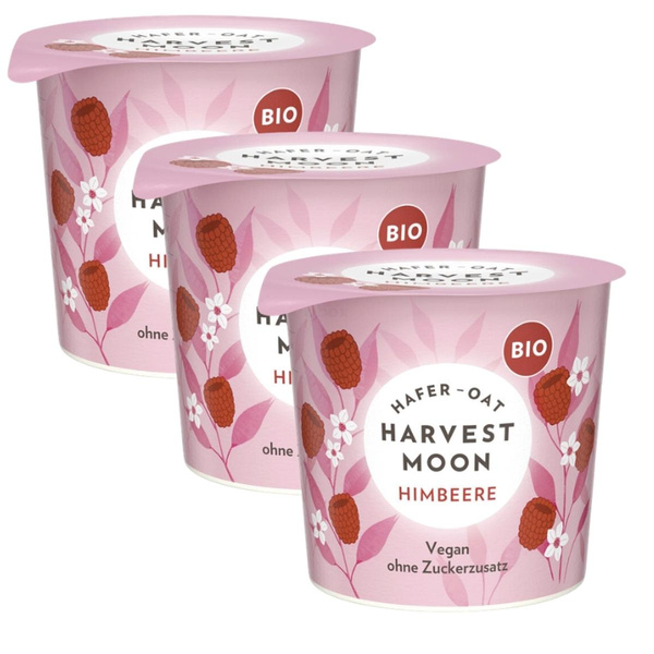 Produktfoto zu Haferjoghurt altern. Himbeere 3x275g