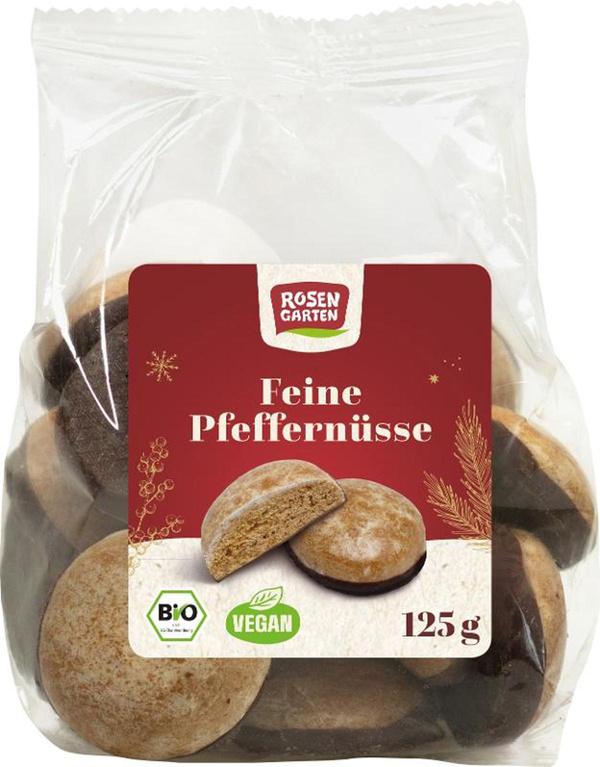 Produktfoto zu Pfeffernüsse mit Zartbitterschokofuß