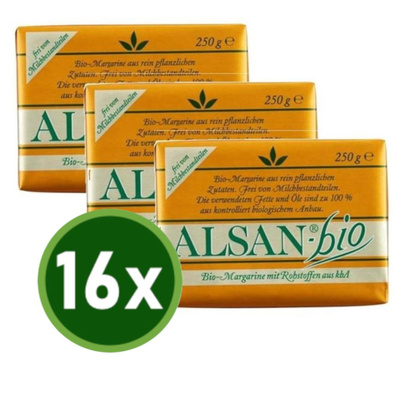 Produktfoto zu BIO MARGARINE Alsan 16x250g