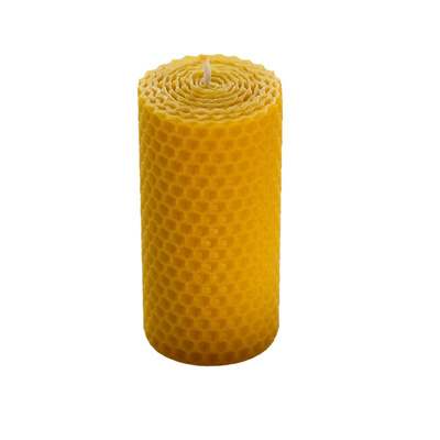 Produktfoto zu Stumpenkerze gerollt 9cm hoch