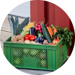 Ökokiste vor Haustür