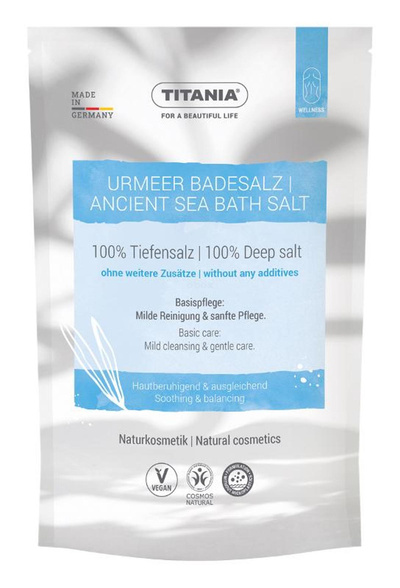 Produktfoto zu Urmeer Badesalz TITANIA 450g