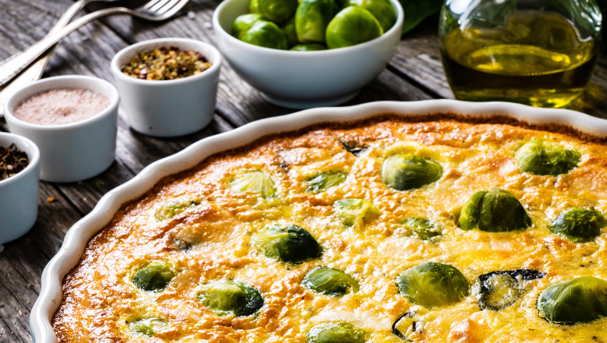 Rosenkohl Quiche