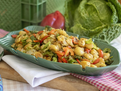 Schlamperts Kraut Gnocchi Pfanne