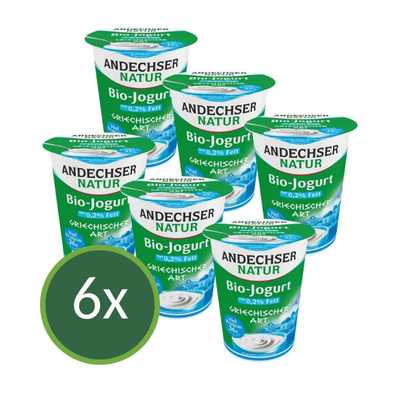 Produktfoto zu JOGHURT griech.Art  0,2% 6x400