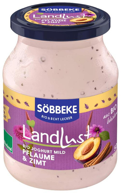 Produktfoto zu Joghurt Pflaume-Zimt 3,8% Fett