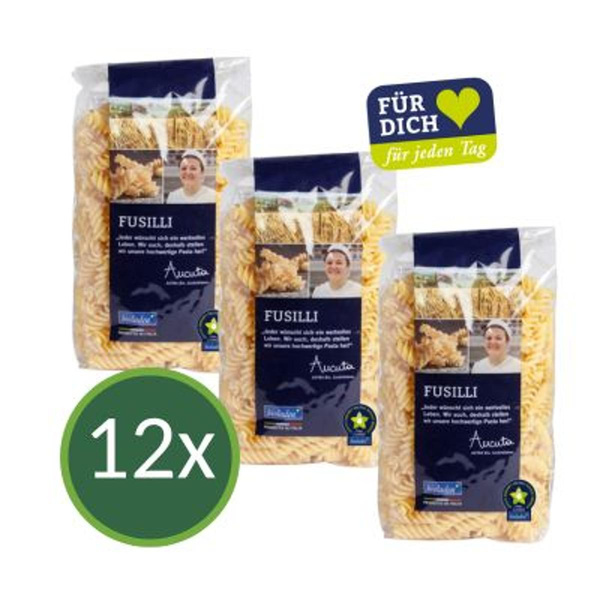 Produktfoto zu Nudeln Fusilli hell 12x500g
