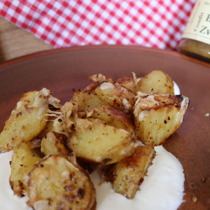 Überbackene Gewürz-Kartoffeln