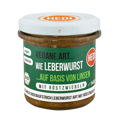 Produktfoto zu Vegane Art Leberwurst mit Röstzwiebeln 140g