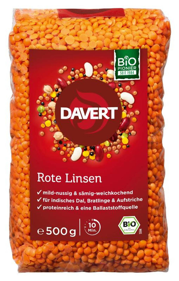Produktfoto zu Rote Linsen 500g