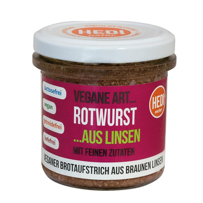 Produktfoto zu Vegane Art Rotwurst 140g