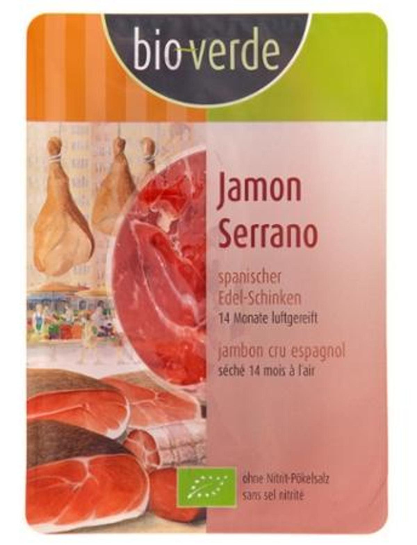 Produktfoto zu Serrano Jamón Schinken 80g