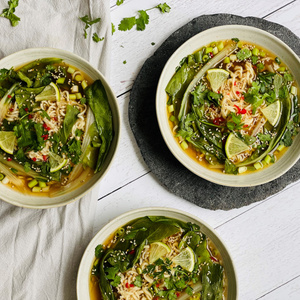 Misosuppe mit Pak Choi