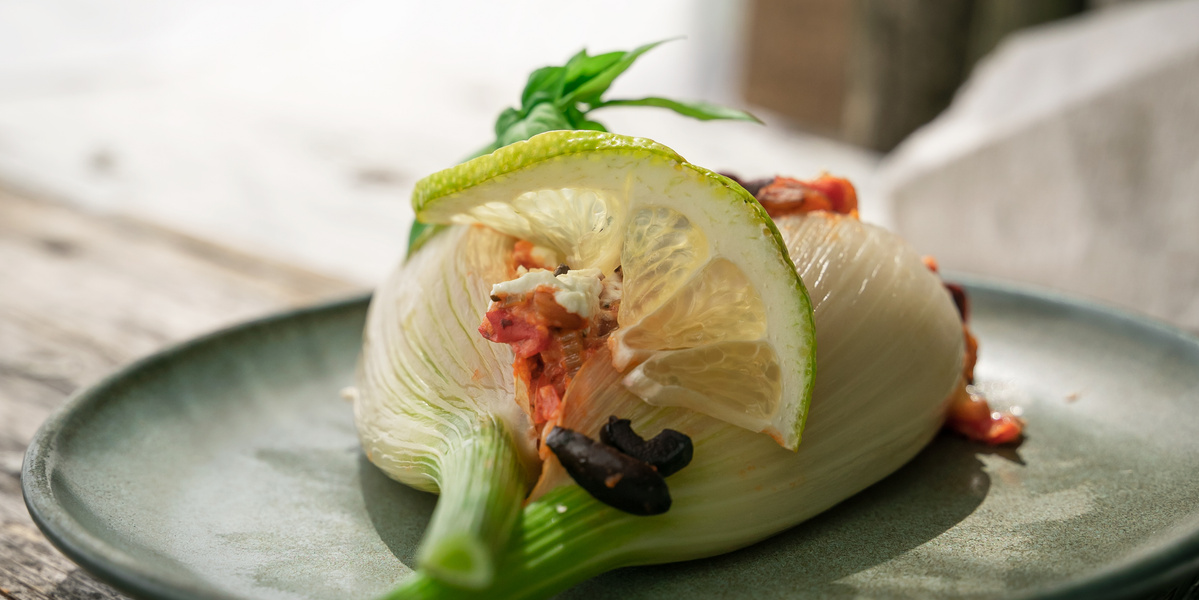Gefüllter Fenchel