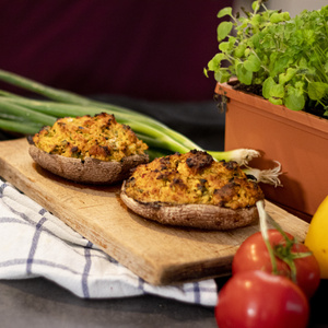 Gefüllte Portobello