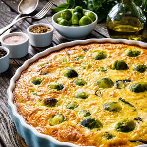 Rosenkohl Quiche 