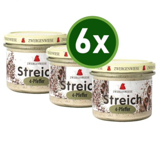 Produktfoto zu Streich 4 Pfeffer 6x180g