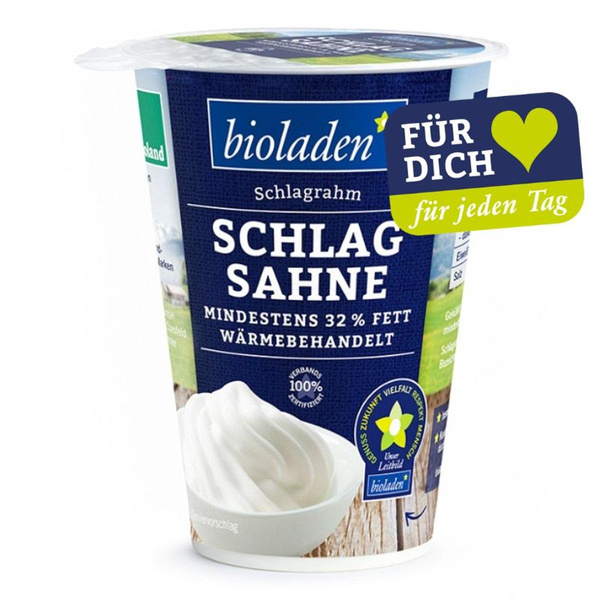 Produktfoto zu Schlagsahne 200g Becher