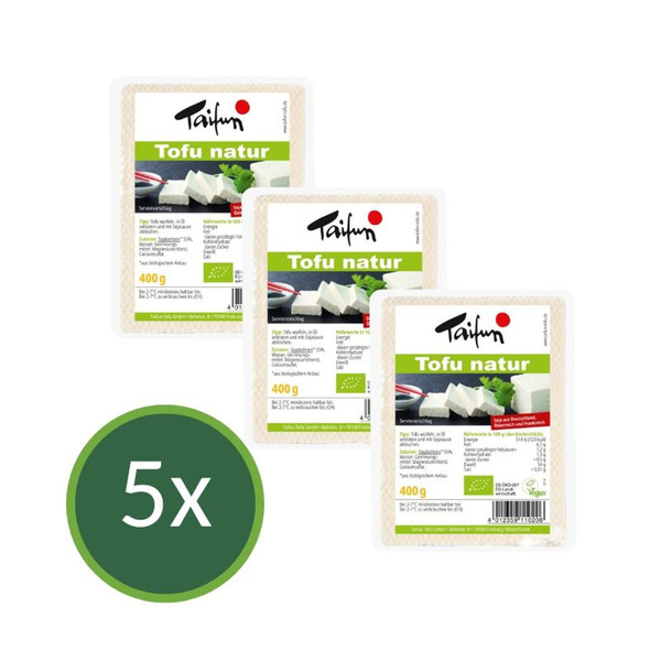 Produktfoto zu Tofu Natur 5 Stück