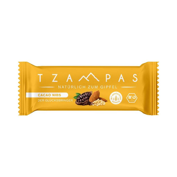 Produktfoto zu TZAMPAS Cacao Nibs Riegel 40g