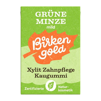 Produktfoto zu Zahnpflege Kaugummi Grüne Minze 28g