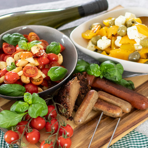 Vegetarisches Grillgedeck