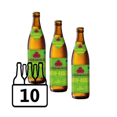 Produktfoto zu RIEDENBURGER NATUR RADLER 10x0,5l