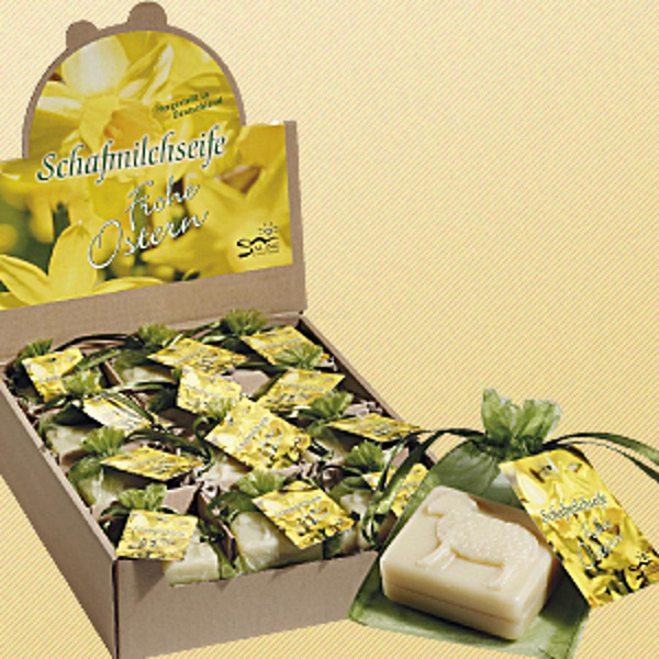 Produktfoto zu Schafmilchseife Frohe Ostern