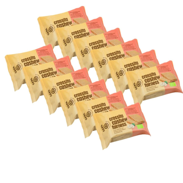 Produktfoto zu Crossita Haselnusswaffelriegel 12x40g
