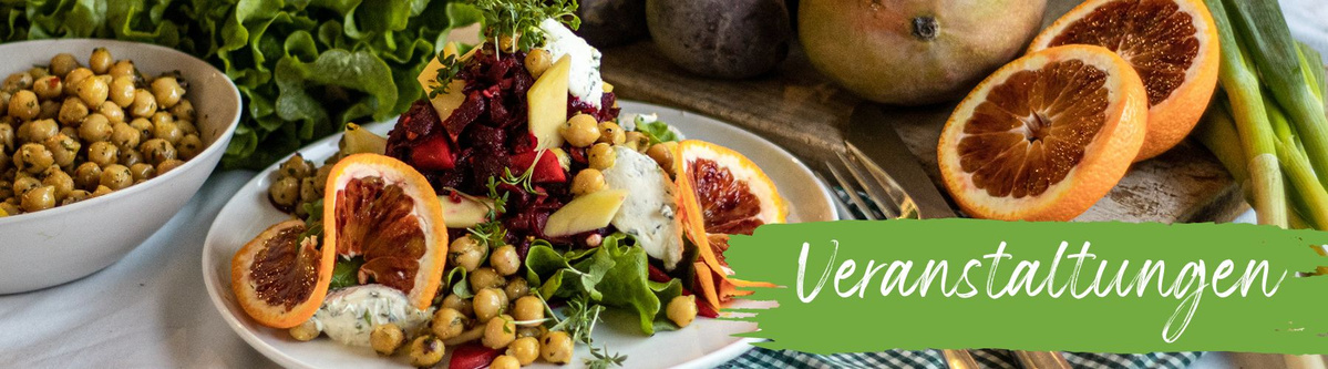 Rezeptbild mit Schriftzug Veranstaltungen