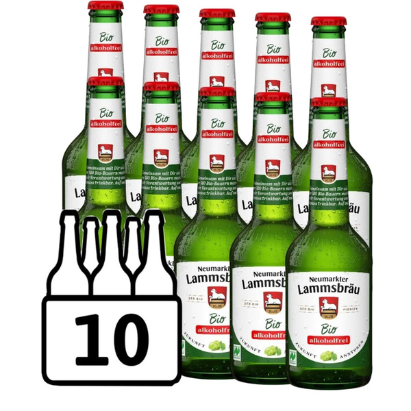 Produktfoto zu BIER Alkoholfrei, 10 x 0,33L