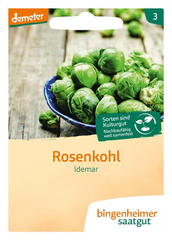 Produktfoto zu Saatgut Rosenkohl Idemar