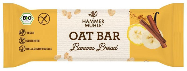 Produktfoto zu Oat Bar Banana Bread glutenfr.