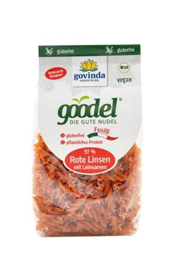 Produktfoto zu Nudeln Rote Linse & Leinsaat