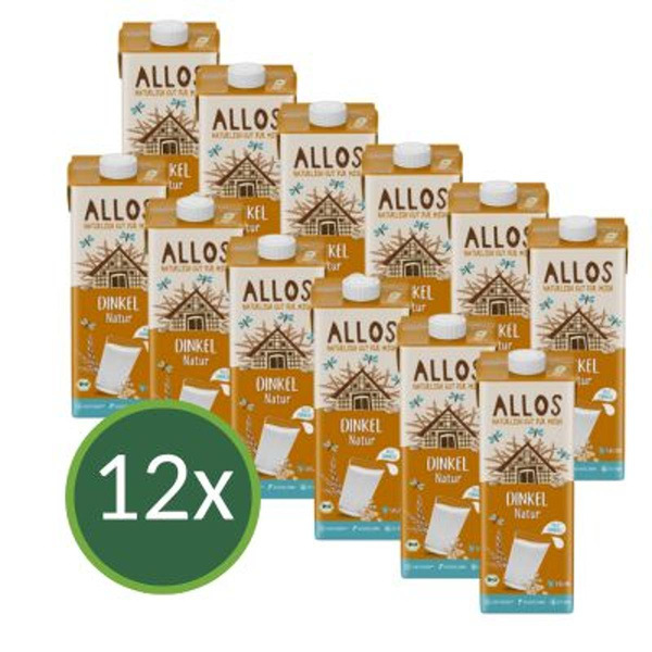 Produktfoto zu Dinkel Drink Allos natur 12x1 L