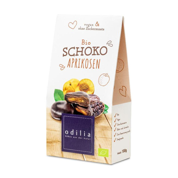 Produktfoto zu Schoko Aprikosen 100g