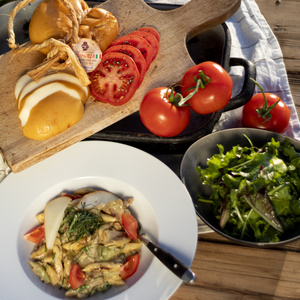 Schupfnudel, Kohrabi, Scamorza