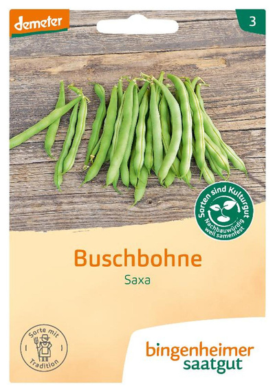 Produktfoto zu Saatgut Buschbohne grün