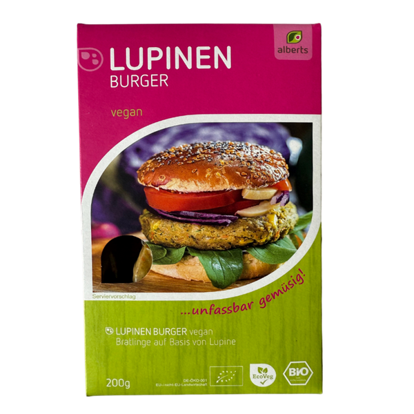 Produktfoto zu Lupinen Burger, vegan