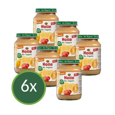 Produktfoto zu Glas Apfel-Birne 6x190g