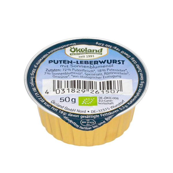 Produktfoto zu PUTENLEBERWURST 10x50g