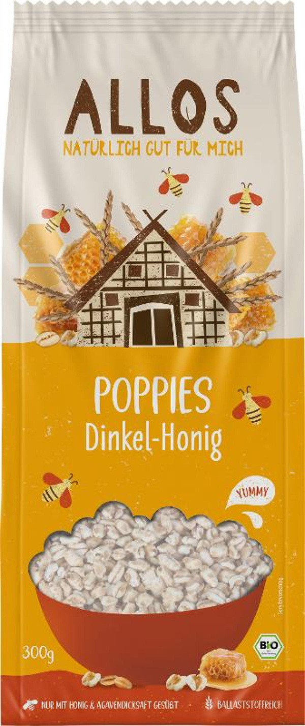 Produktfoto zu Dinkel Honig Poppies 6x300g